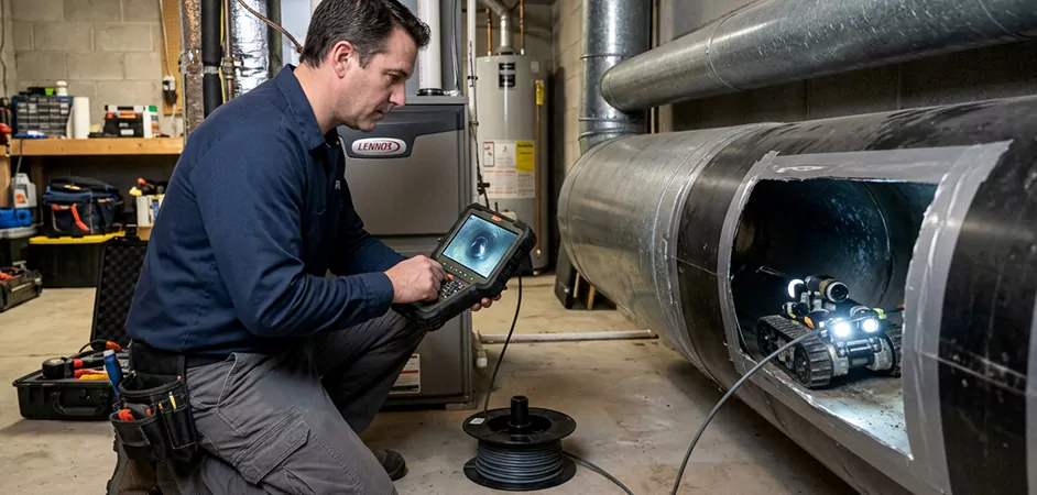 Robotic Duct Inspection in Howell, NJ