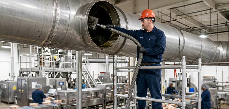 Food Processing Facility Duct Cleaning in Howell